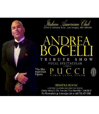 PUCCI - Sat, Feb. 25 - Doors Open 7 show 8:00 $40 Image