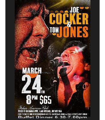 Cocker & Tom Jones -Fri Mar 24 DOOR OPEN 6:00 $65 Image